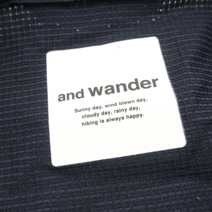 and wander 美品 アンドワンダー 574 4153126 シャツ WS