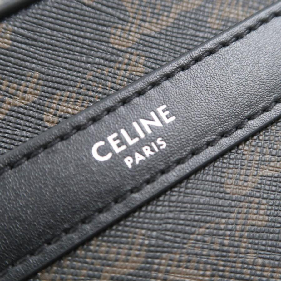 美品 CELINE セリーヌ 113942EVJ.38SI ショルダーバッグ 1点 スモール メッセンジャー カーフスキン トリオンキャンバス AN1793W1 CELINE（セリーヌ） 美品 113942EVJ.38SI ショルダーバッグ スモール