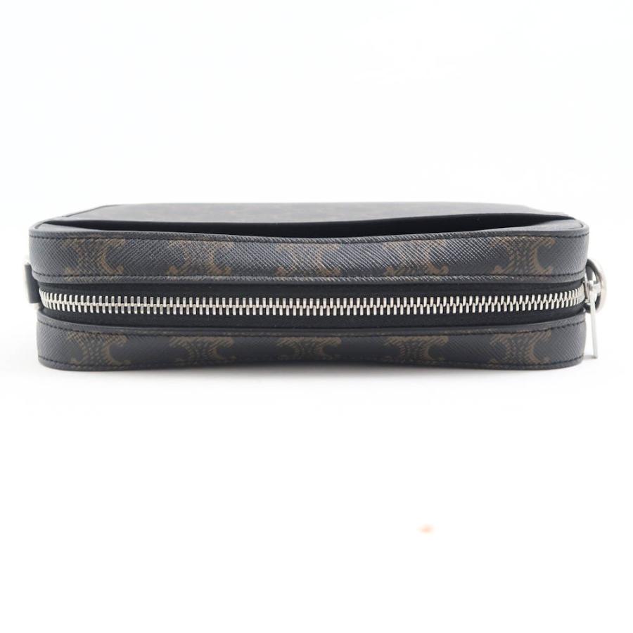 美品 CELINE セリーヌ 113942EVJ.38SI ショルダーバッグ 1点 スモール メッセンジャー カーフスキン トリオンキャンバス AN1793W1 CELINE（セリーヌ） 美品 113942EVJ.38SI ショルダーバッグ スモール