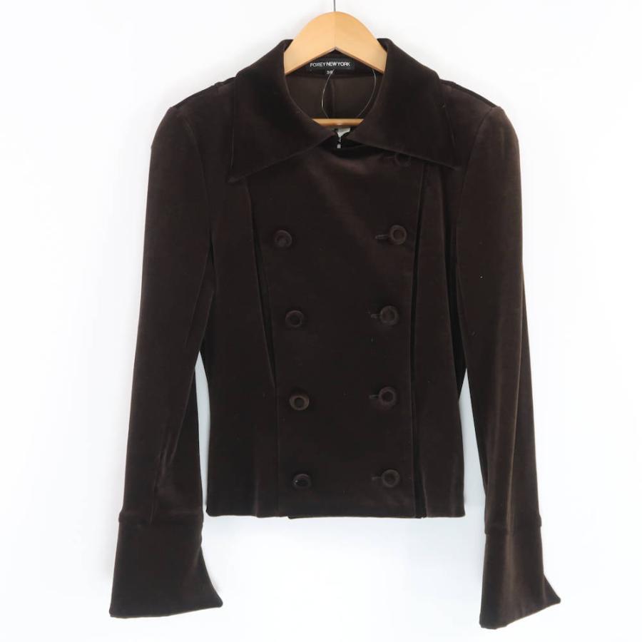 FOXEY NEW YORK 美品 フォクシー シャツ 38(S) トリアセテート 