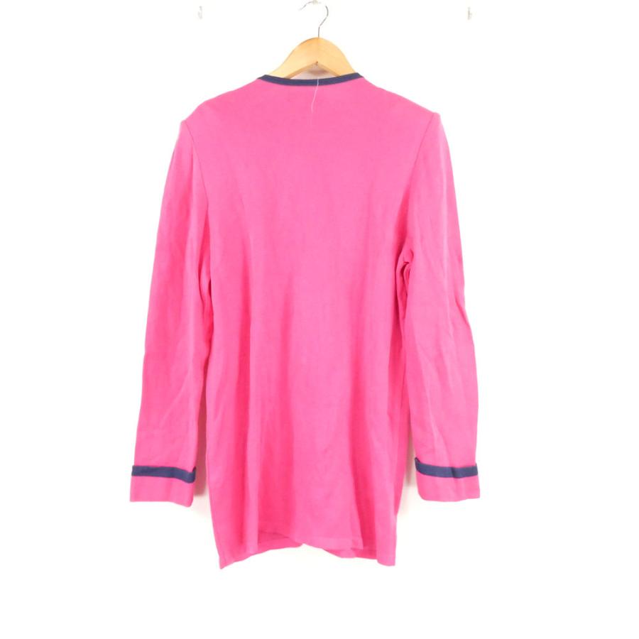 美品 YvesSaintLaurent イヴサンローラン カーディガン 1点 コットン 長袖 YSLロゴ 肩パット レディース AN2424A59 美品 YvesSaintLaurent イヴサンローラン カーディガン コットン 長袖