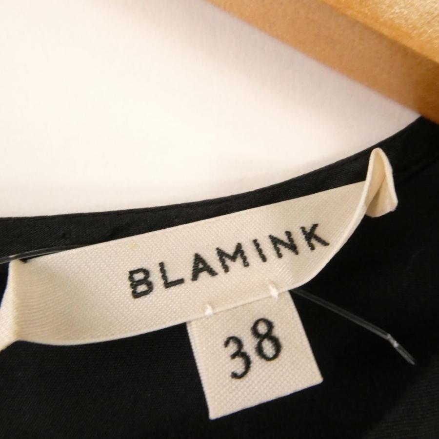 BLAMINK 美品 ブラミンク 7921 230 0191 バックジップ ブラウス 38