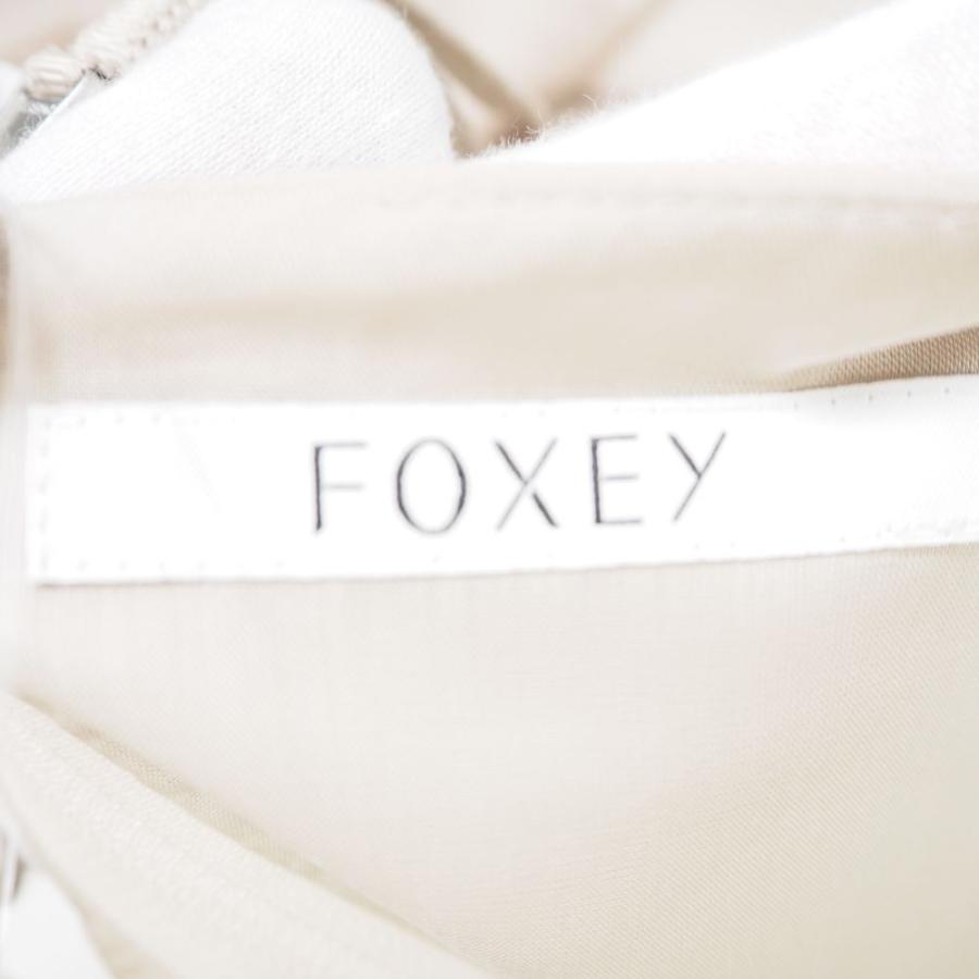 FOXEY 美品 フォクシー 37640 ワンピース 40 毛 マリーゴールド 