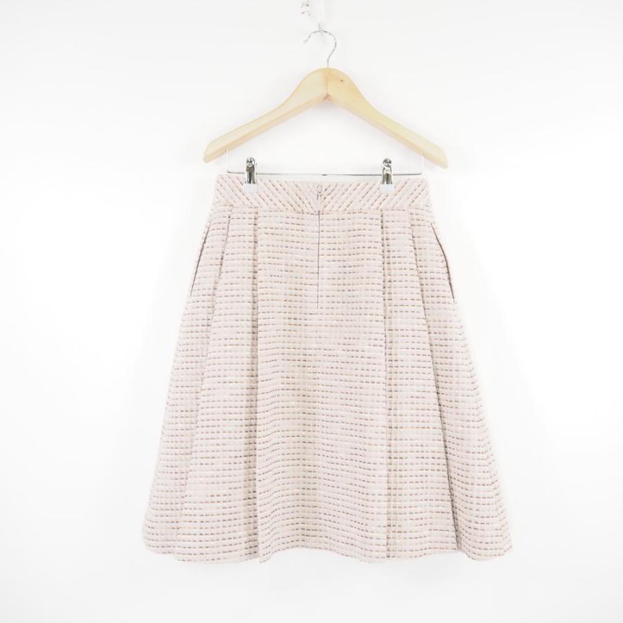 Rene 美品 ルネ 6834290 スカート 38 ポリエステル 綿 膝丈 レディース 