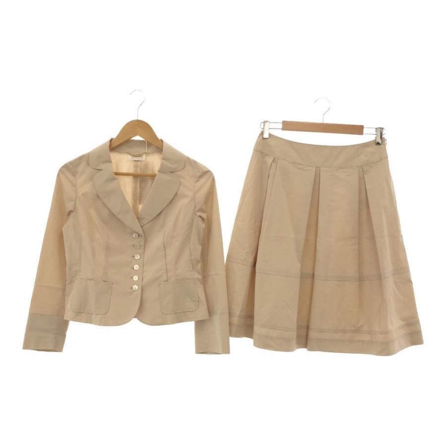 未使用 Harrods ハロッズ スーツ 3 コットン他 ジャケット スカート 