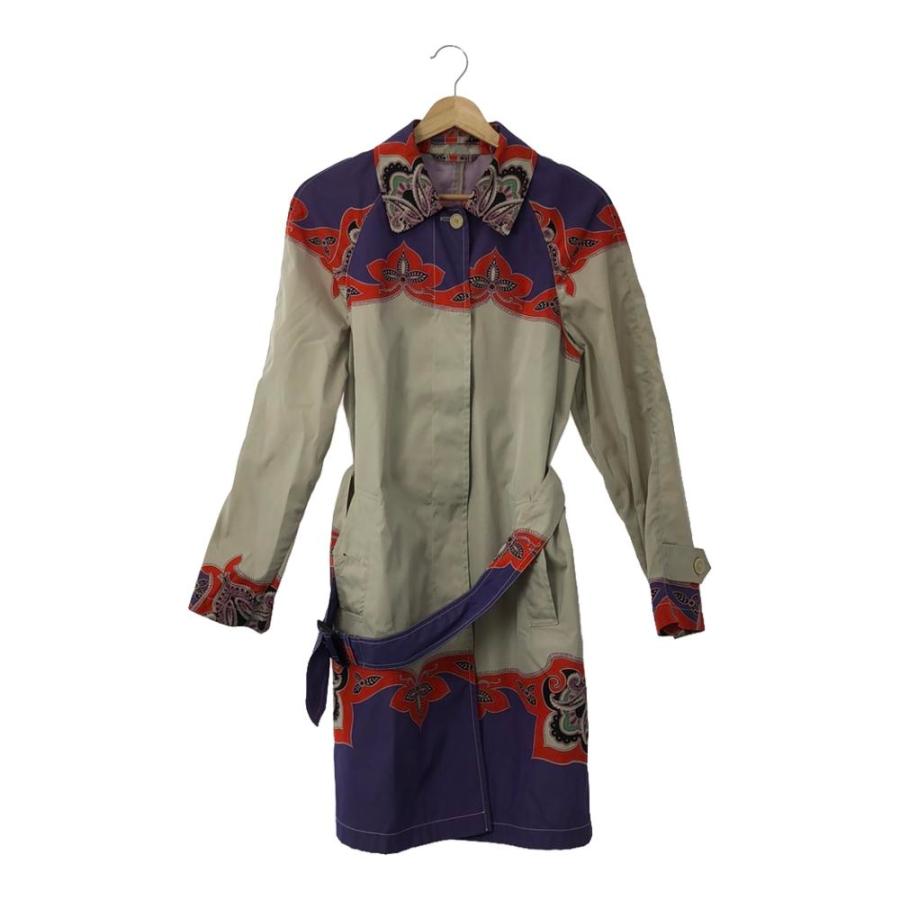 ETRO 美品 エトロ ライトコート 38 Sサイズ相当 ポリエステル100 