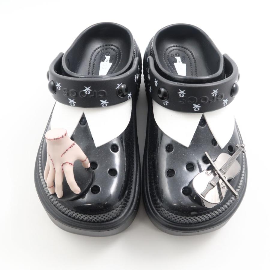 crocs 美品 クロックス WEDNESDAY STOMP CLOG BLACK 210214-001