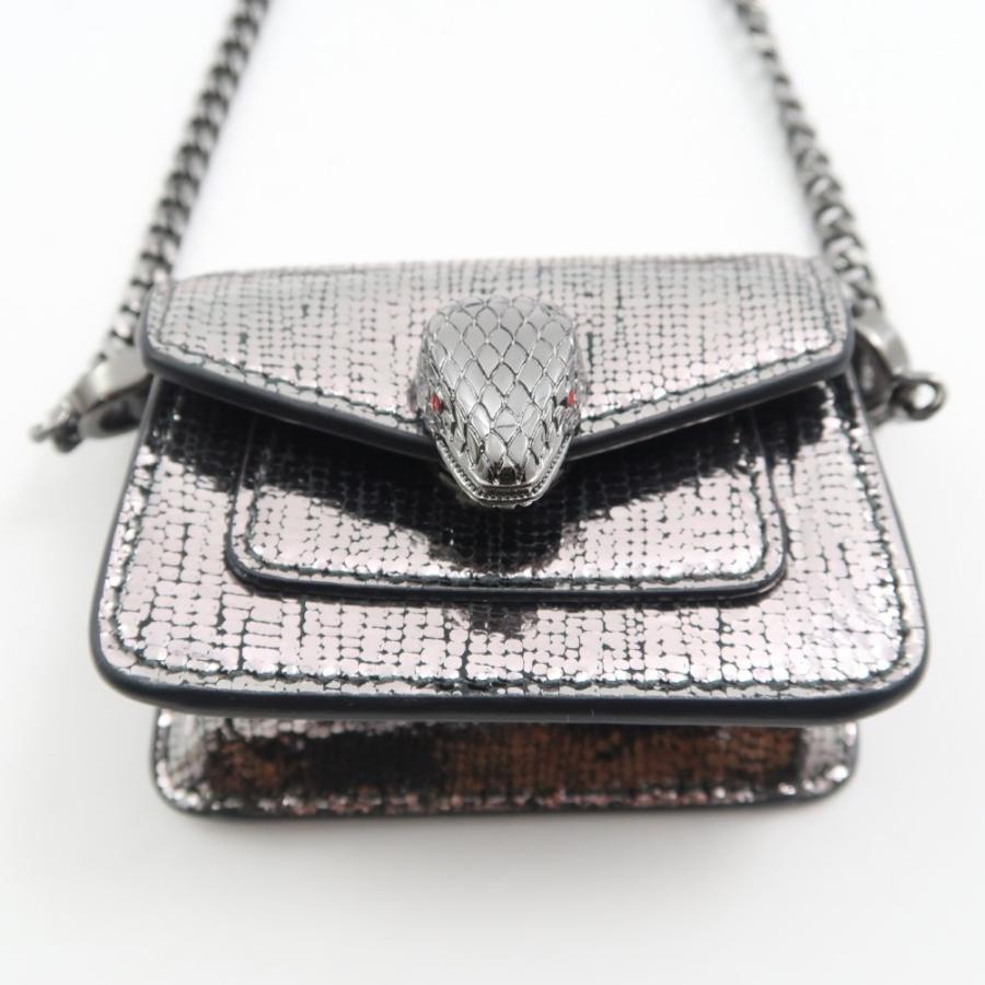 未使用 BVLGARI ブルガリ セルペンティ マイクロバッグ マイクロバッグ ショルダー レディース AT1452W1 BVLGARI（ブルガリ） 未使用 セルペンティ マイクロバッグ マイクロ