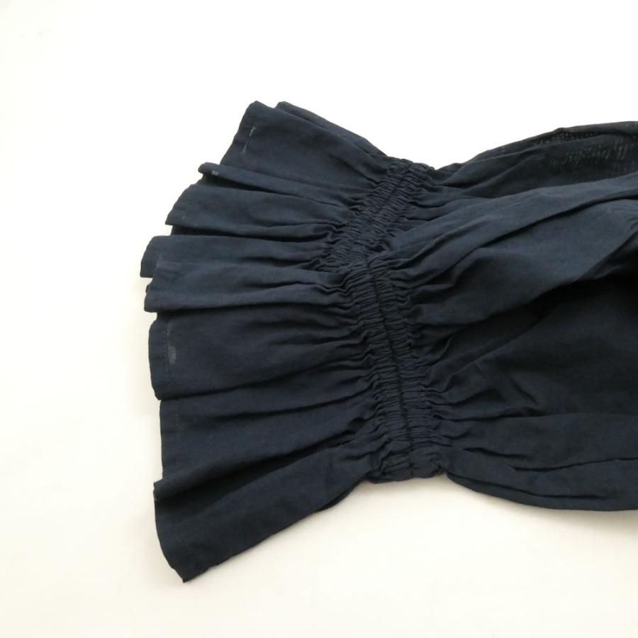 美品 Merlette マーレット コットンスモッキングブラウス 24ss ブラウス XS(M相当） コットン100％ 長袖 レディース AT1856A4 merlette（マーレット） 美品 コットンスモッキングブラウス 24ss