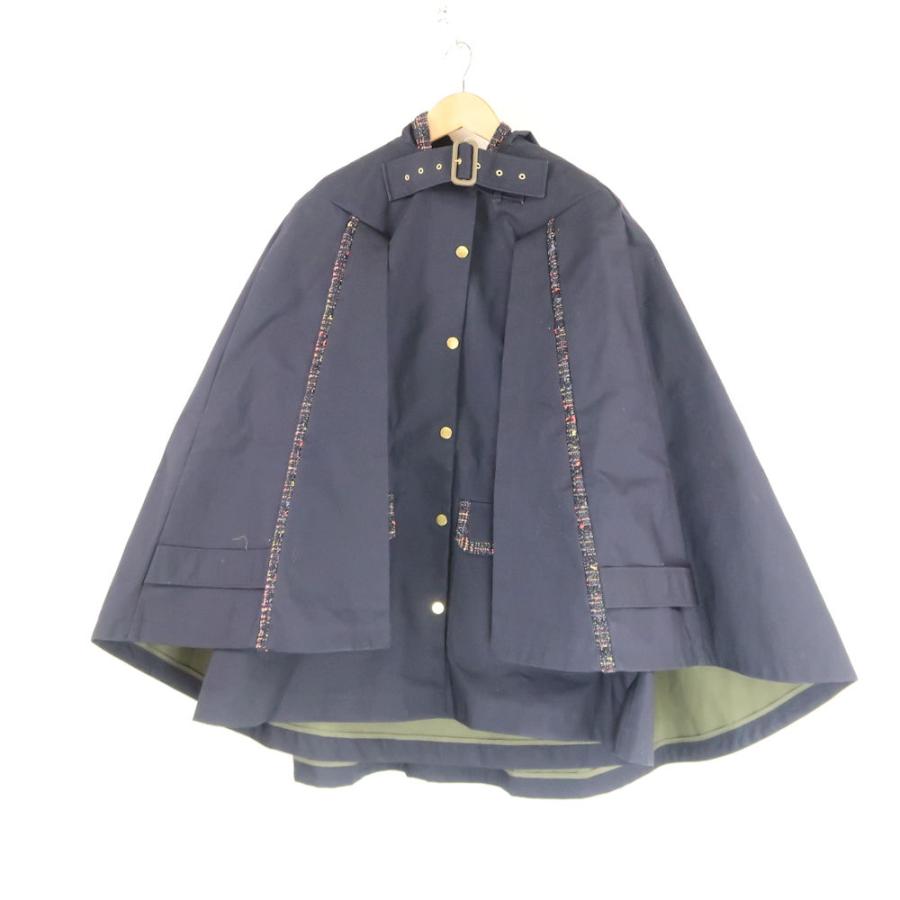 Rumche ネイビーコート（RUMCHE ラム シェ Lame Jacquard Long