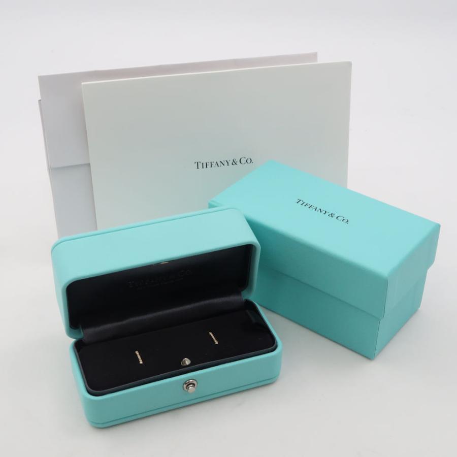 美品 TIFFANY＆Co. ティファニー フルール ドリス キー バー ピアス 両  