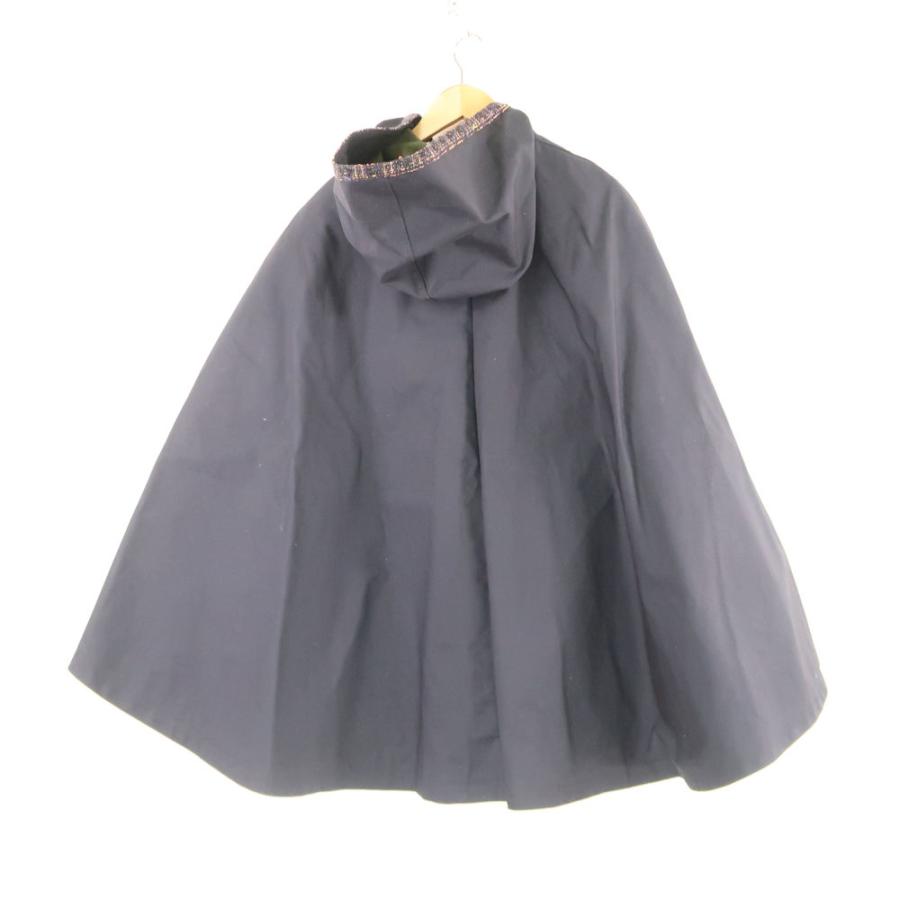 美品 Rumche ラムシェ ジャケット 綿100％ ポンチョ コート フーディー  