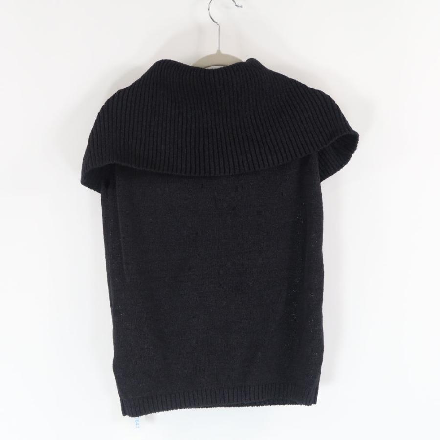 NOBLE ノーブル　ペーパーヤーンオフショル プルオーバー　ブラック Noble（ノーブル）の「《追加》ペーパーヤーンオフショル プル