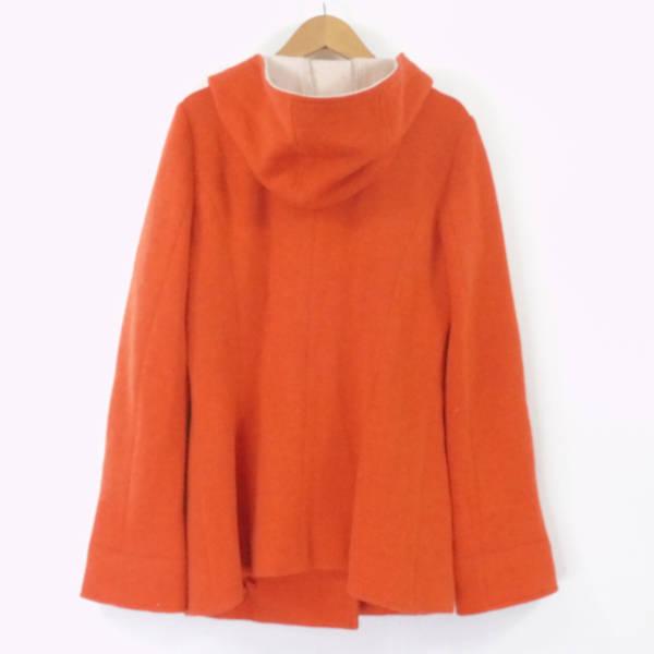美品 HOMEOSTYLE ホメオスタイル コート オレンジ 38 コットン他 
