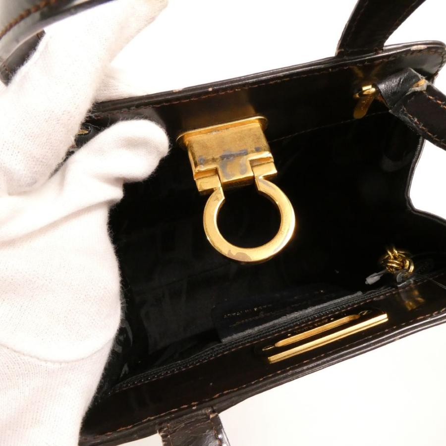 FERRAGAMO Salvatore Ferragamo フェラガモ ガンチーニ ハンドバッグ  