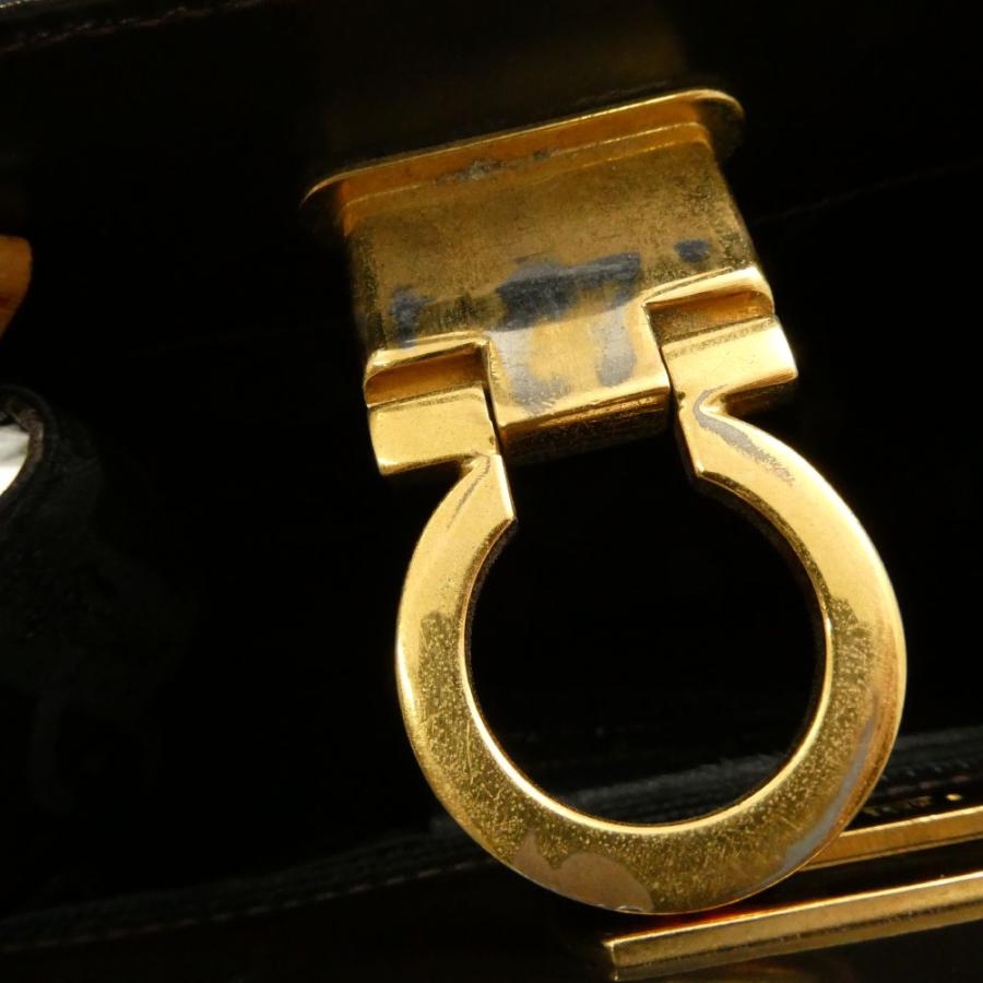 FERRAGAMO Salvatore Ferragamo フェラガモ ガンチーニ ハンドバッグ  