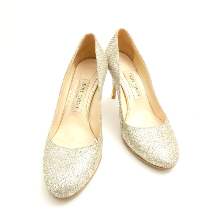JIMMY CHOO（ジミーチュウ） パンプス 37 24cm相当 ラウンドトゥ
