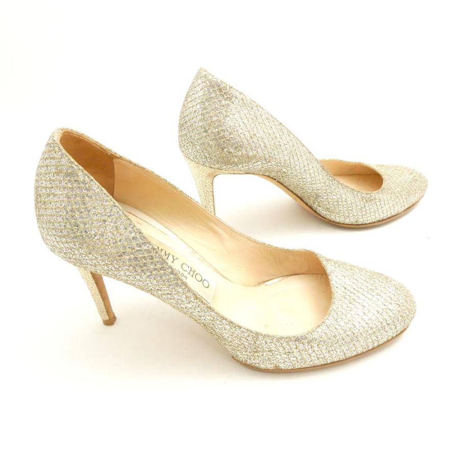 JIMMY CHOO（ジミーチュウ） パンプス 37 24cm相当 ラウンドトゥ