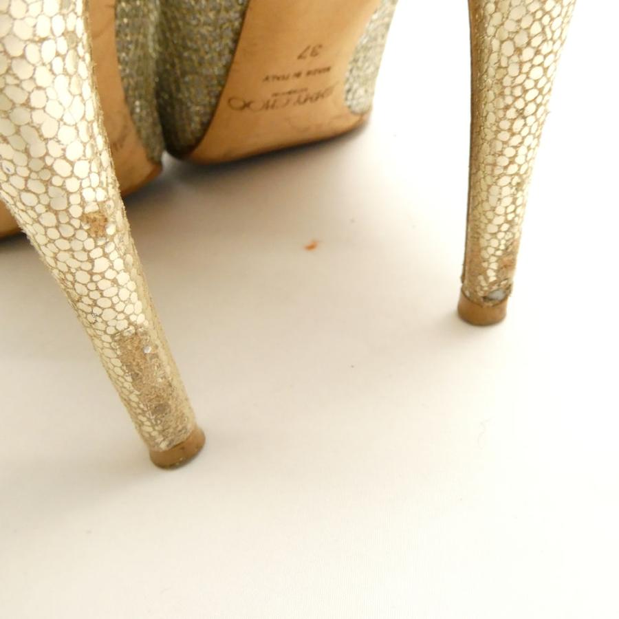 ぴページジミーチュウ　パンプス サイズ 37 JIMMY CHOO（ジミーチュウ） パンプス 37 24cm相当 ラウンドトゥ