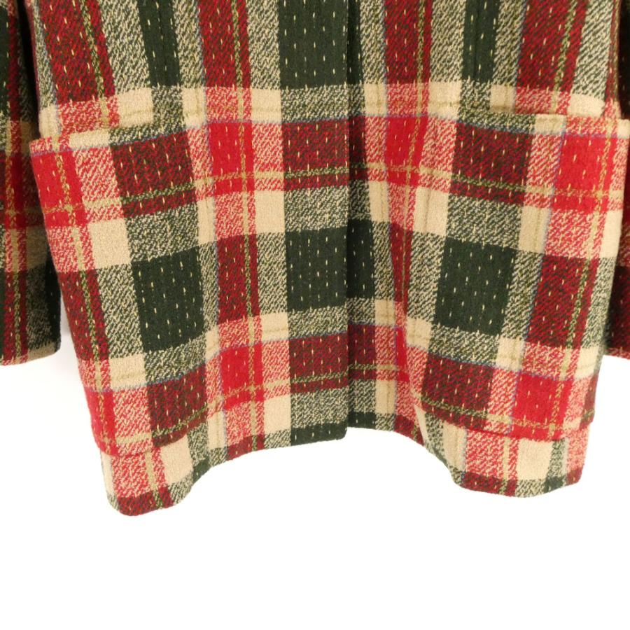 超希少✨クリスチャンディオール ノーカラージャケット ツイード ピンク チェック 超希少✨クリスチャンディオール ノーカラージャケット ツイード