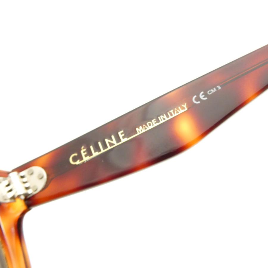 CELINE セリーヌ CL41053/S Baby Audrey キャットアイ サングラス 度なし 47□24 グレーレンズ メガネ 茶 眼鏡 アイウェア レディース AU3683 CELINE（セリーヌ） CL41053/S Baby Audrey キャットアイ サングラス