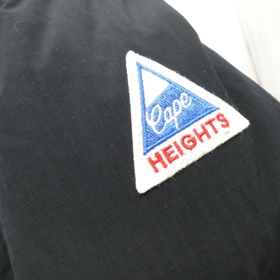 美品 Cape Heights ケープハイツ NEWFANE ニューフェイン ダウンジャケット S ポリエステルナイロン フード ジップアップ アウター 2トーン 黒 メンズ AU3737B3 Cape HEIGHTS（ケープハイツ） 美品 NEWFANE ニューフェイン ダウン