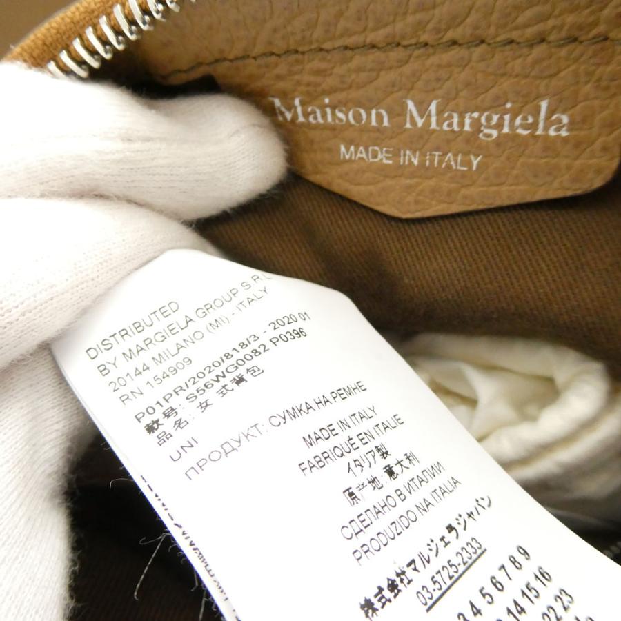 美品 Maison Margiela メゾンマルジェラ S56WG0082 P0396 ハンドバッグ 牛革レザー 5AC ミニ 2way ショルダー レディース AU3917W2_8