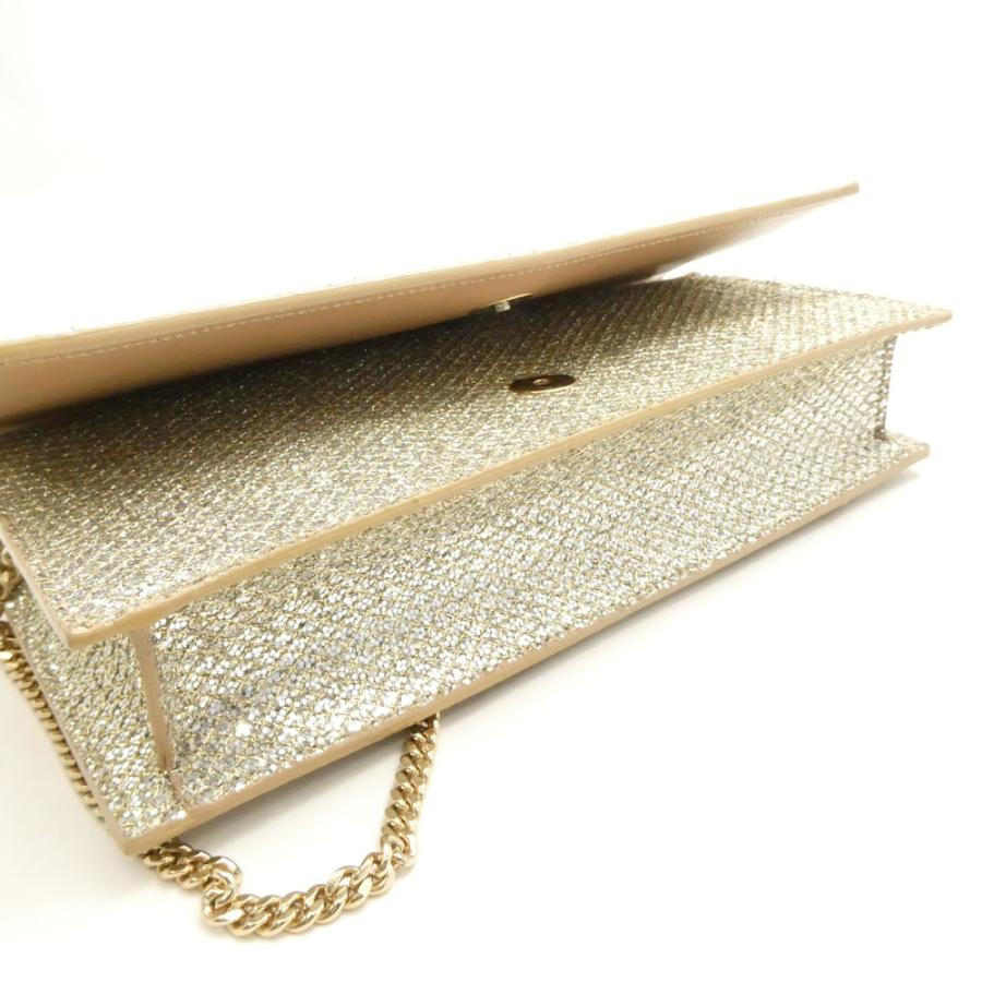 JIMMY CHOO（ジミーチュウ） 美品 FIE フィエ Lame Glitter Clutch 