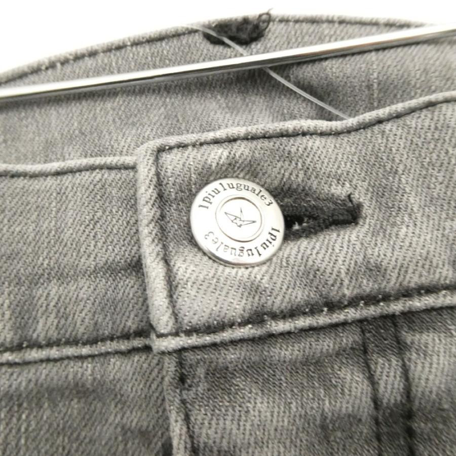 1PIU1UGUALE3 ウノピュウノウグァーレトレ 113(MRP493 CTU221)9TAPERED PROGRESSIVE DENIM テーパードジーンズ VI XL相当 コットン他 リペアダメージ加工ストレッチデニムパンツ メンズ AU4169A90 1PIU1UGUALE3 ウノピュウノウグァーレトレ 113(MRP493 CTU221)9TAPERED