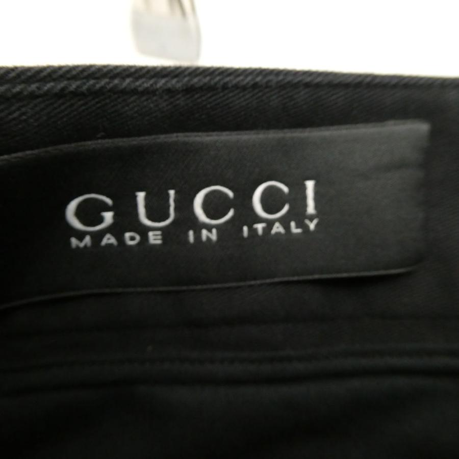 美品 GUCCI グッチ トラウザーパンツ 48 L相当 コットン他 綿パン