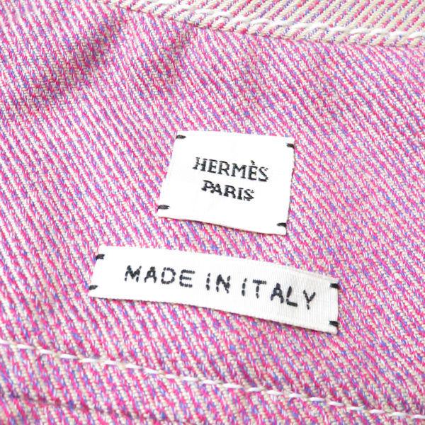 HERMES エルメス ジップアップドレス 1点 ピンク系 36 コットン