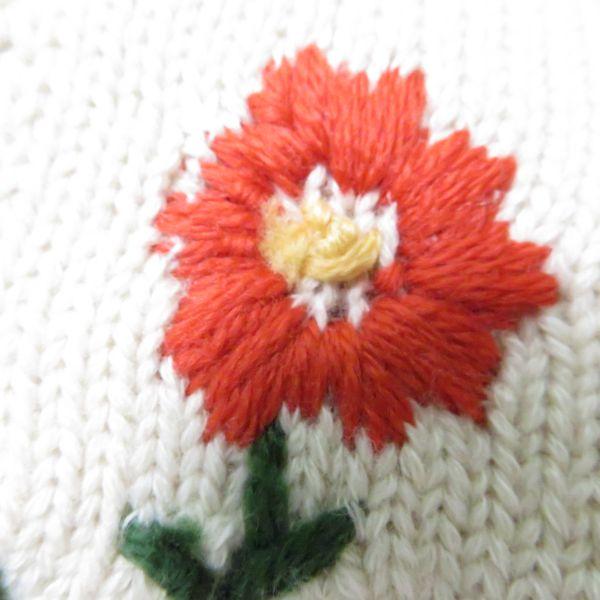 GUCCI（グッチ） 美品 -653328 フローラルニットトップ 1点 ベージュ系  