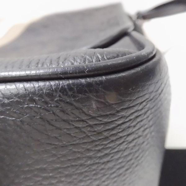 美品 COACH コーチ C5387 シグネチャー ショルダーバッグ ブラック  