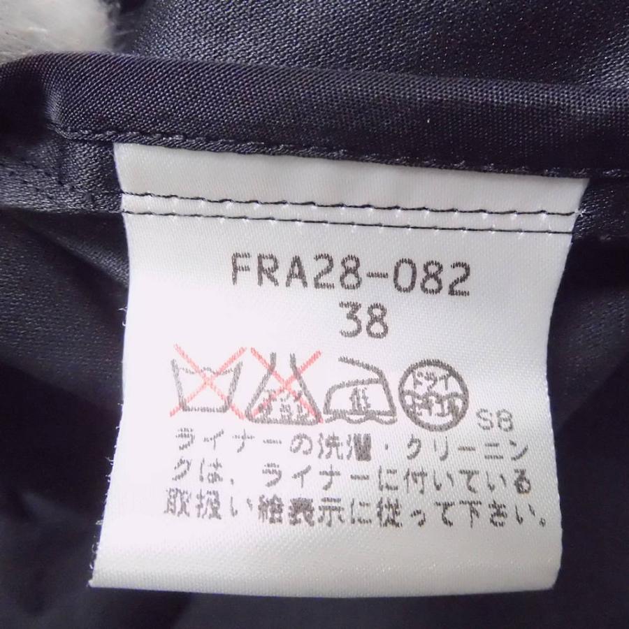 バーバリーコート　38サイズ BURBERRY 美品 バーバリー FRA28-082 ジップアップコート 38