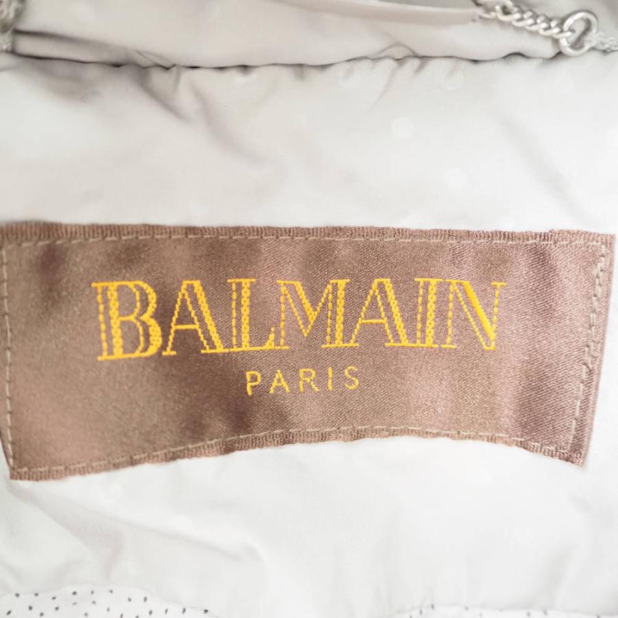 BALMAIN バルマン フォックスファーダウンコート M ポリエステル100％ ロング レディース AY4848B1｜uru-uru｜04