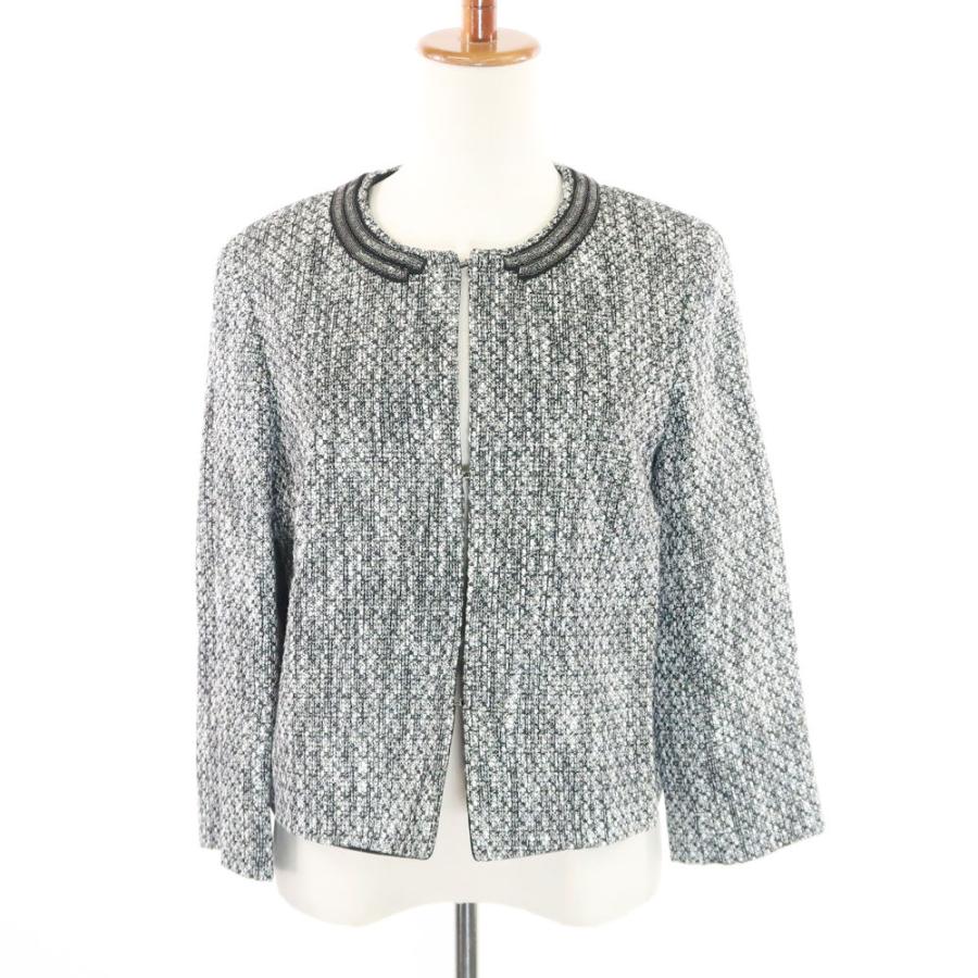 美品 maxmaraSTUDIO マックスマーラ ツイード ジャケット スカート 42  