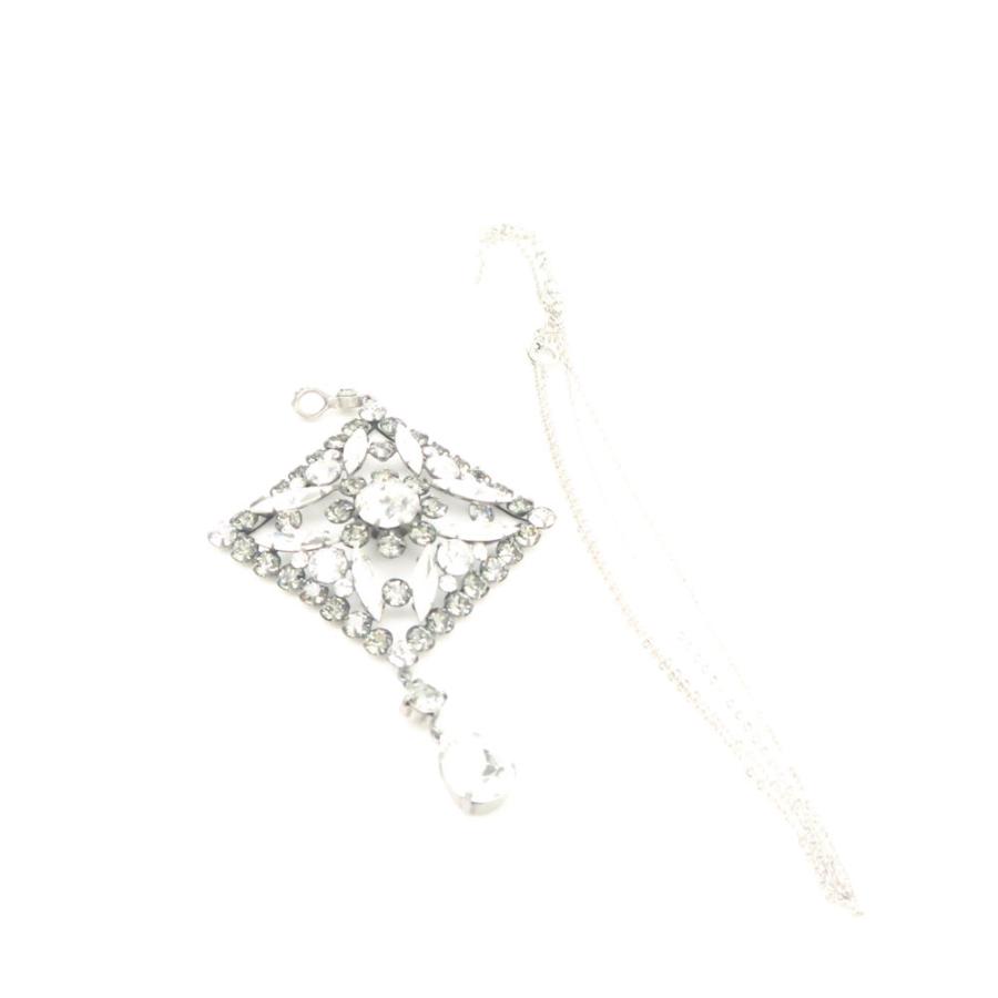 FOXEY（フォクシー） 美品 Crystal Lace ティアドロップ ネックレス