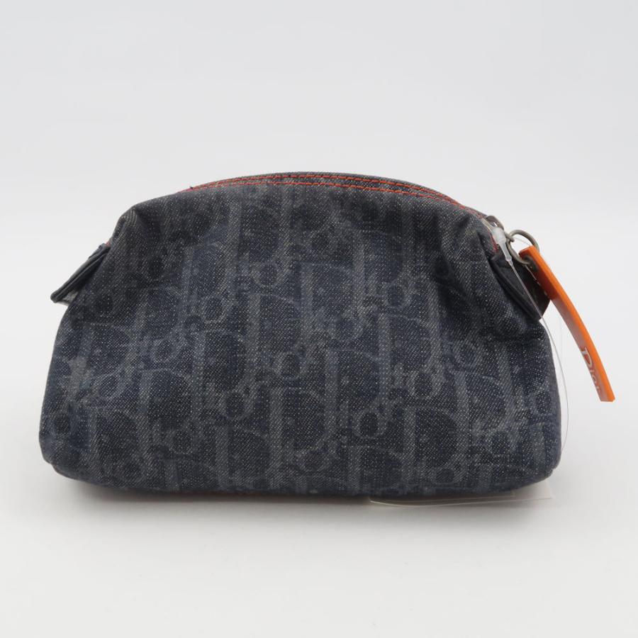 Dior　ポーチ Christian Dior ディオール トロッター ポーチ インディゴ デニム