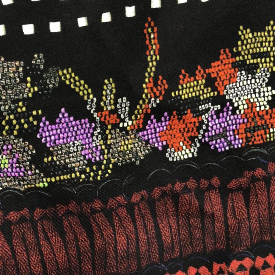 美品 ETRO エトロ スカート 38 シルク100% ひざ下丈 レディース  