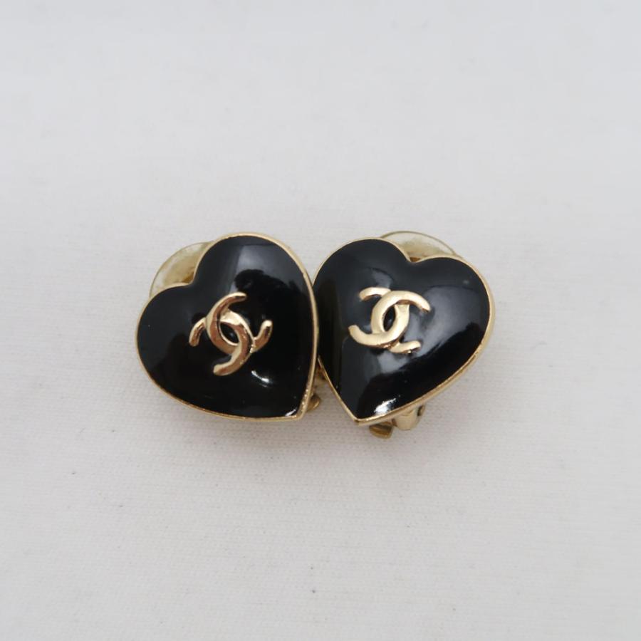 CHANEL シャネル 04A ココハート 両耳イヤリング ヴィンテージ 