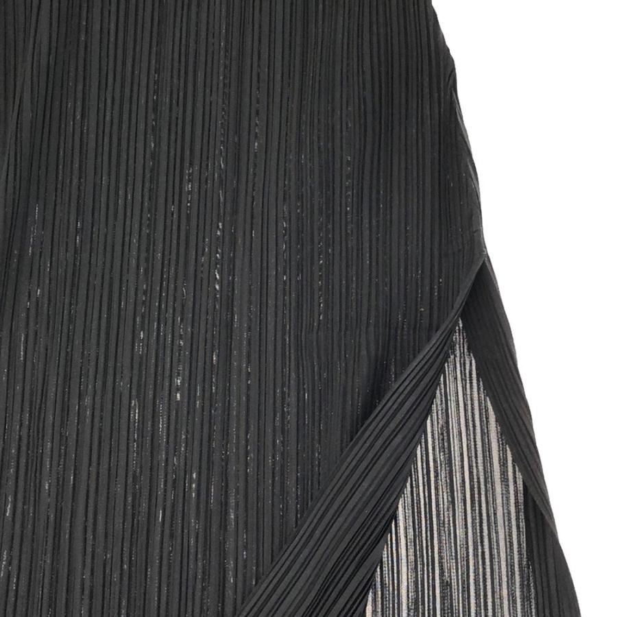 美品 PLEATS PLEASE ISSEI MIYAKE プリーツプリーズ イッセイミヤケ PP73-JT202 ロング丈トップス 3 ポリエステル100％ プリーツ 長袖 スリット レディース AY5760W2 美品 PLEATS PLEASE ISSEI MIYAKE プリーツプリーズ イッセイミヤケ