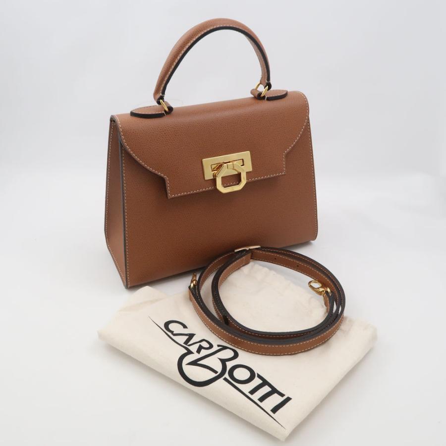 美品 CARBOTTI カルボッティ ハンドバッグ ショルダー 2WAY レディース 