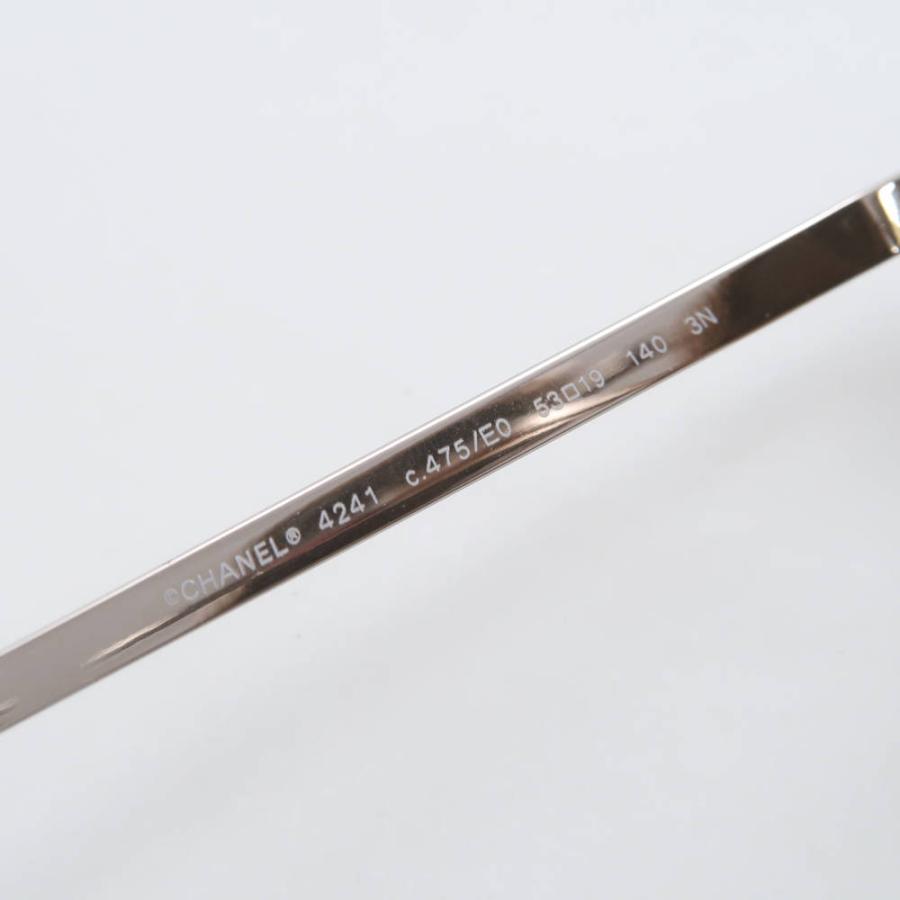 美品 CHANEL シャネル 4241 サングラス 53□19 140 アイウェア 眼鏡 メガネ レディース AY6041W1 CHANEL（シャネル） 美品 4241 サングラス 53□19 140 アイウェア 眼鏡
