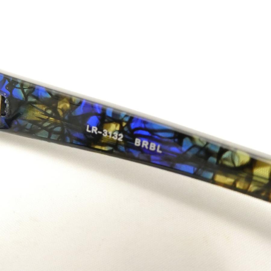 KANEKO OPTICAL 美品 金子眼鏡 LAZY RED (LR-3132 BRBL) めがね 度入り