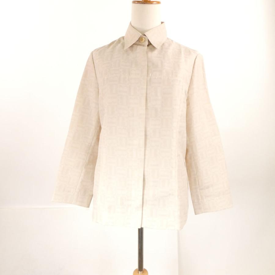 美品 BURBERRY バーバリー シャツジャケット スカート 38/40 ポリエステル 100％ 総柄 レディース AY6379A59 BURBERRY（バーバリー） 美品 シャツジャケット スカート 38/40
