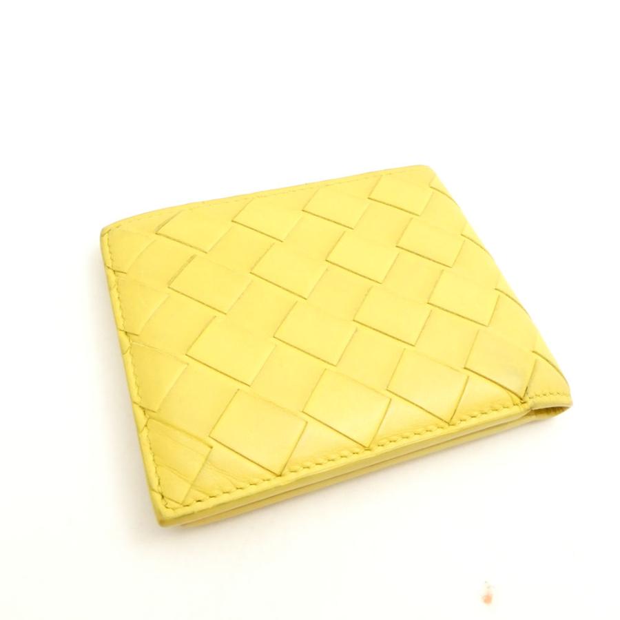 ⭐️ともよ ボッテガ ヴェネタ カセット イントレチャート 二つ折り財布 BOTTEGA VENETA（ボッテガ・ヴェネタ） P01470335V 札入れ 二つ折り