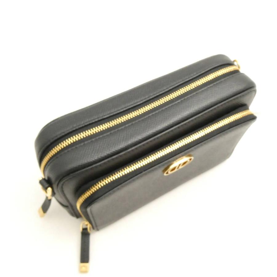 美品 Christian Dior ディオール カロ ダブルポーチ 48-MA-0223 ショルダーバッグ CDロゴ レディース AY6547W1 Christian Dior（クリスチャン・ディオール） 美品 ディオール カロ
