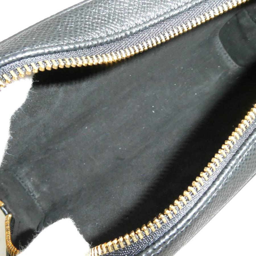 美品 Christian Dior ディオール カロ ダブルポーチ 48-MA-0223 ショルダーバッグ CDロゴ レディース AY6547W1 Christian Dior（クリスチャン・ディオール） 美品 ディオール カロ