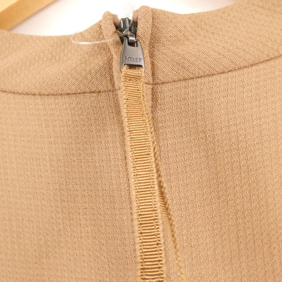 FOXEY（フォクシー） 美品 37793 フレアスリーブ ワンピース 38 ウール