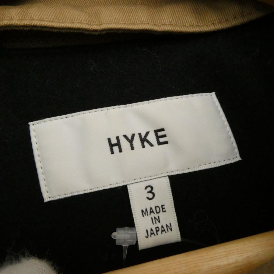 HYKE / トレンチコート/3/コットン/NVY/182-17005 022 HYKE（ハイク） 美品 182-17005 022 トレンチコート 3 コットン 他